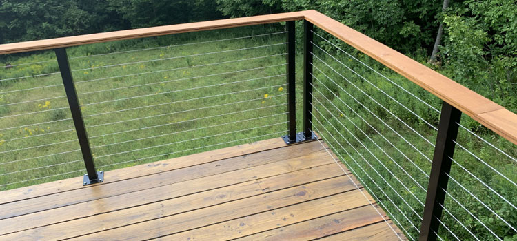 Installing Deck Cable Railing in Lynwood, CA